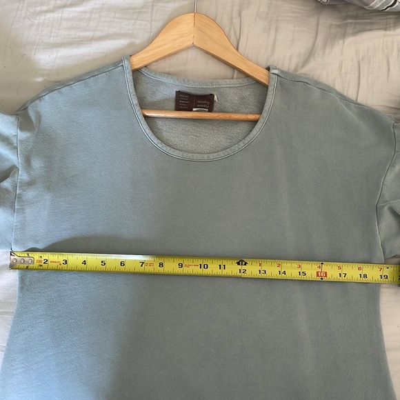 Comfy swingy terry cotton dress. Size S made in U.S. - Picture 4 of 5